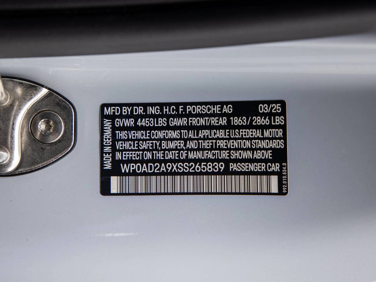 2025 Porsche 911 911 Turbo 50 Years