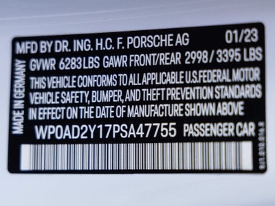 2023 Porsche Taycan Taycan GTS (MY23)