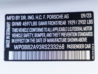 2024 Porsche 911 911 Targa 4S (MY24)