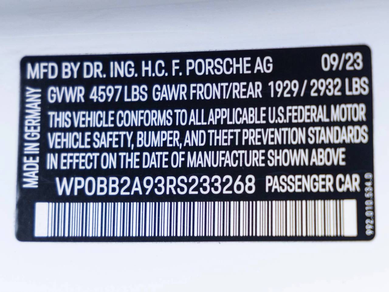 2024 Porsche 911 911 Targa 4S (MY24)