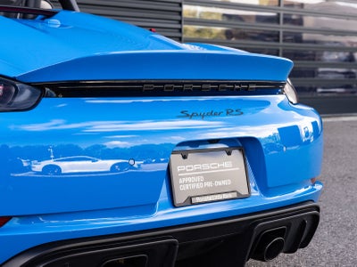 2025 Porsche 718 Spyder RS