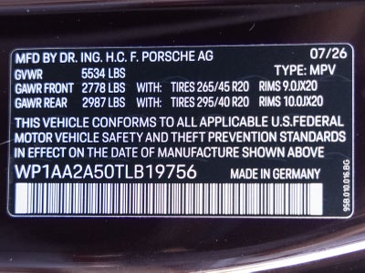 2026 Porsche Macan Macan