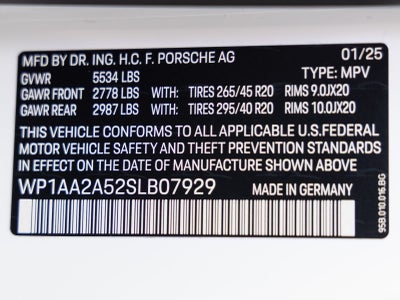 2025 Porsche Macan AWD