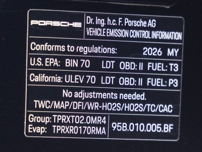 2026 Porsche Macan Macan
