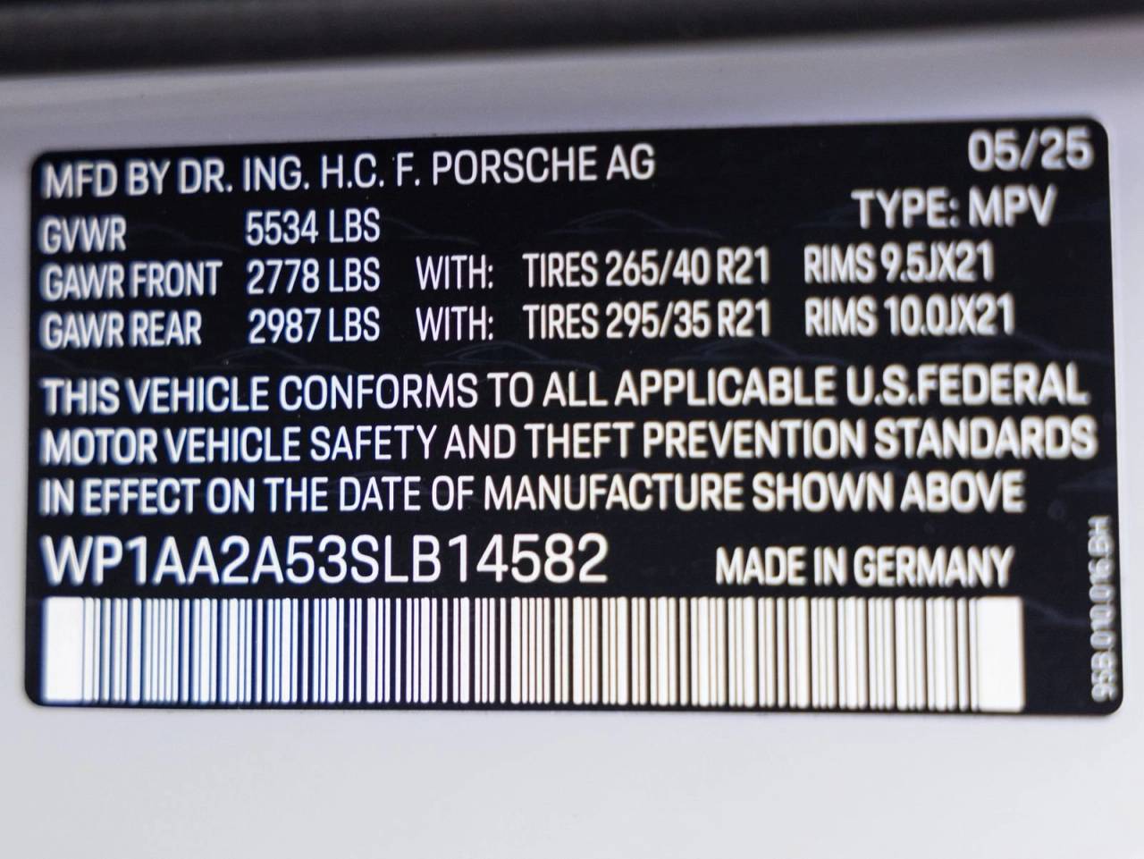 2025 Porsche Macan Macan