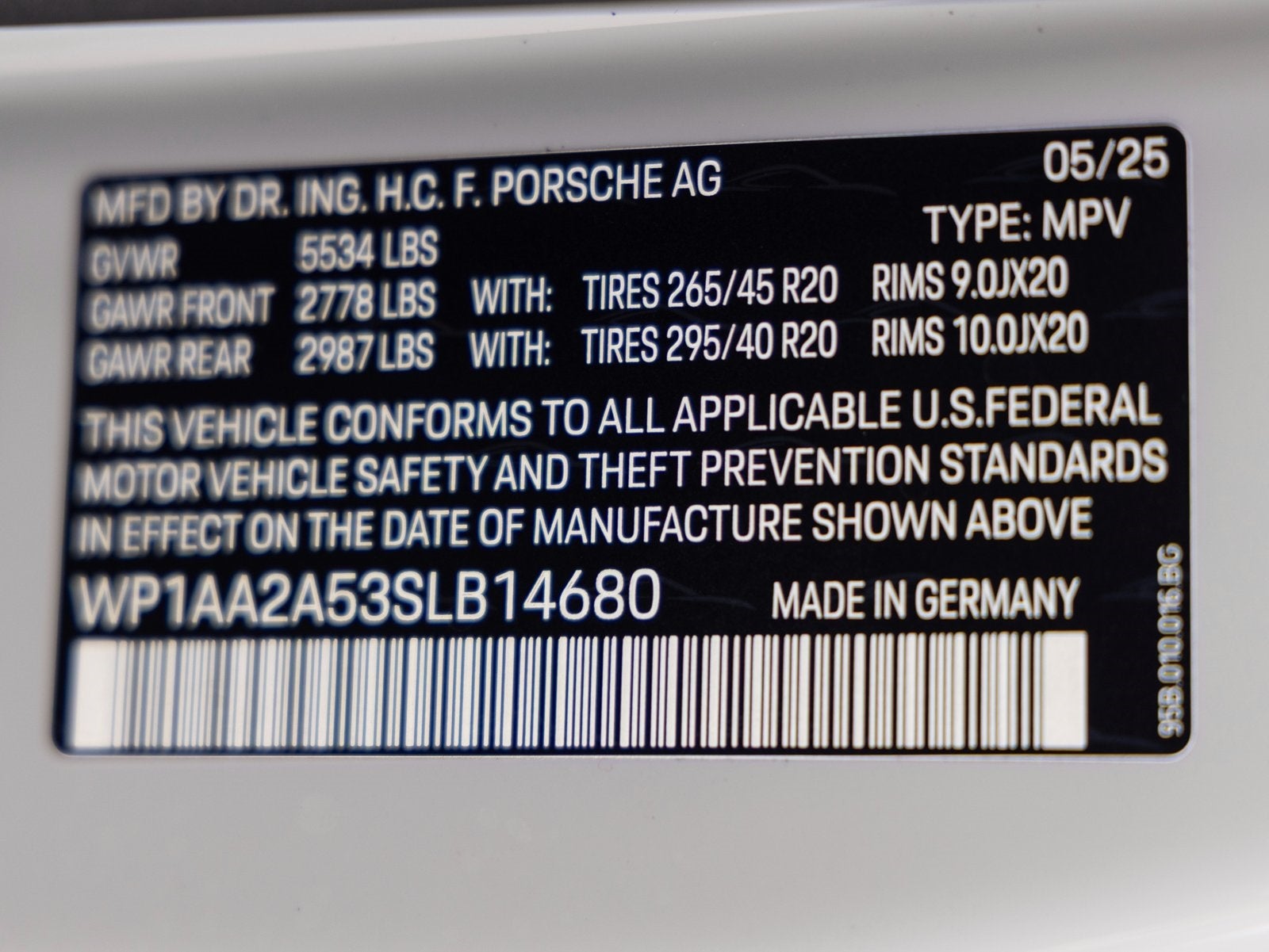 2025 Porsche Macan Macan