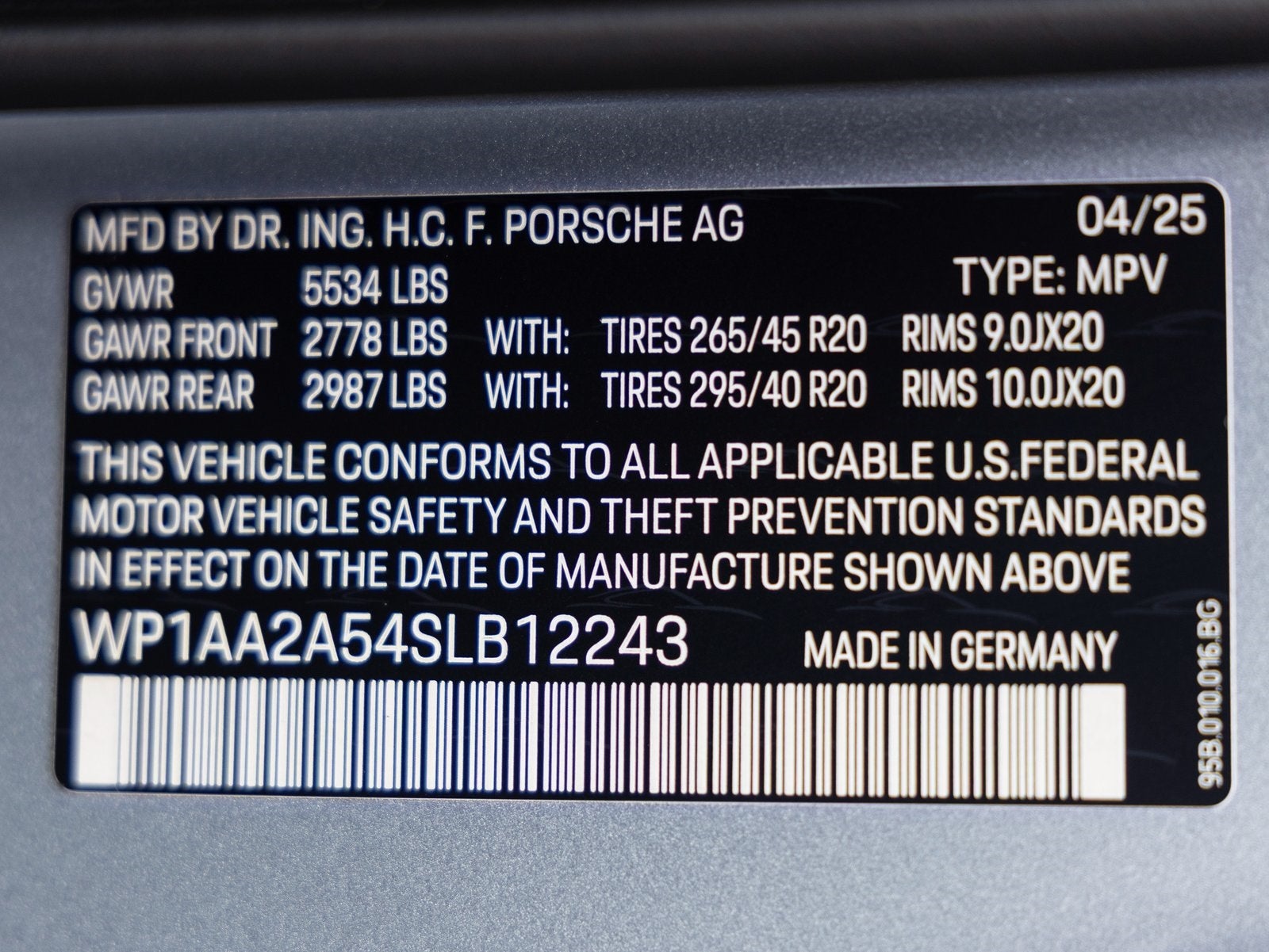 2025 Porsche Macan Macan