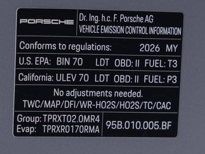 2026 Porsche Macan AWD