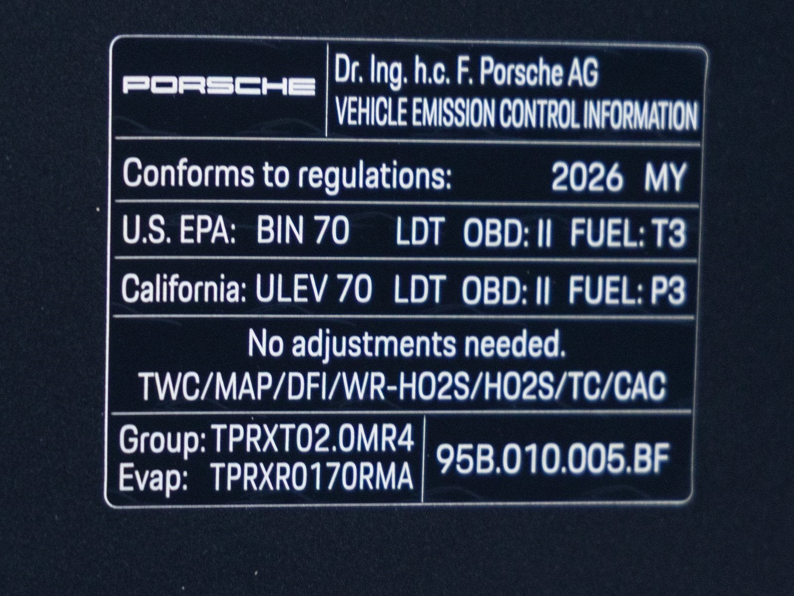 2026 Porsche Macan Macan