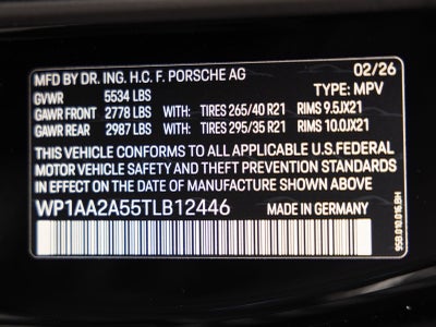 2026 Porsche Macan AWD