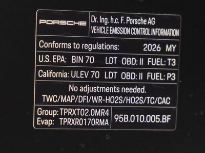 2026 Porsche Macan AWD