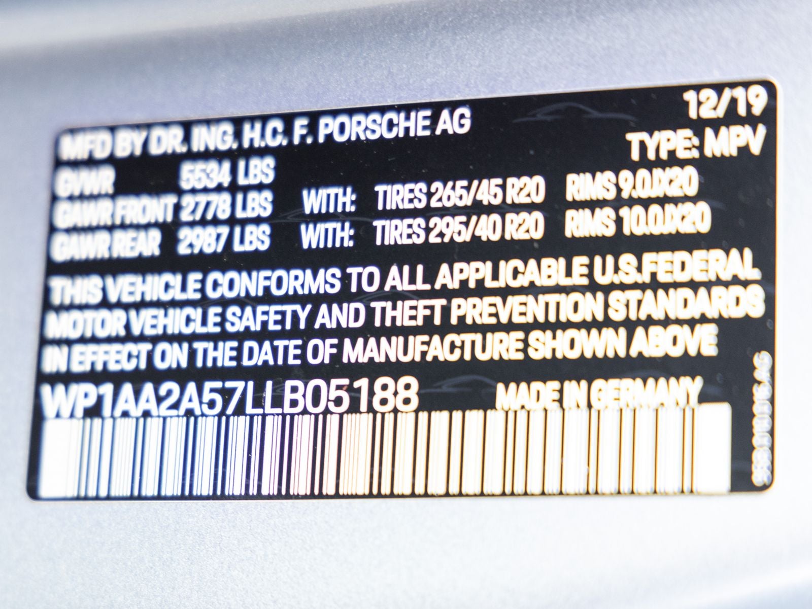 2020 Porsche Macan Macan