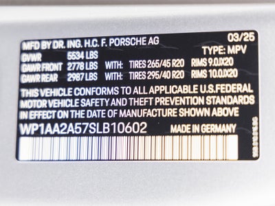 2025 Porsche Macan Macan