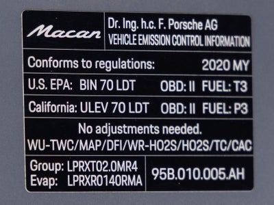 2020 Porsche Macan Macan