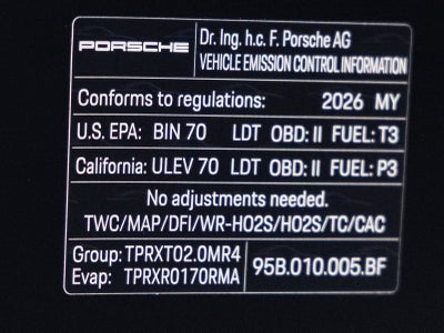 2026 Porsche Macan Macan