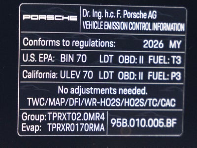 2026 Porsche Macan Macan