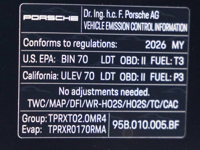 2026 Porsche Macan Macan