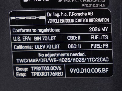 2026 Porsche Cayenne AWD