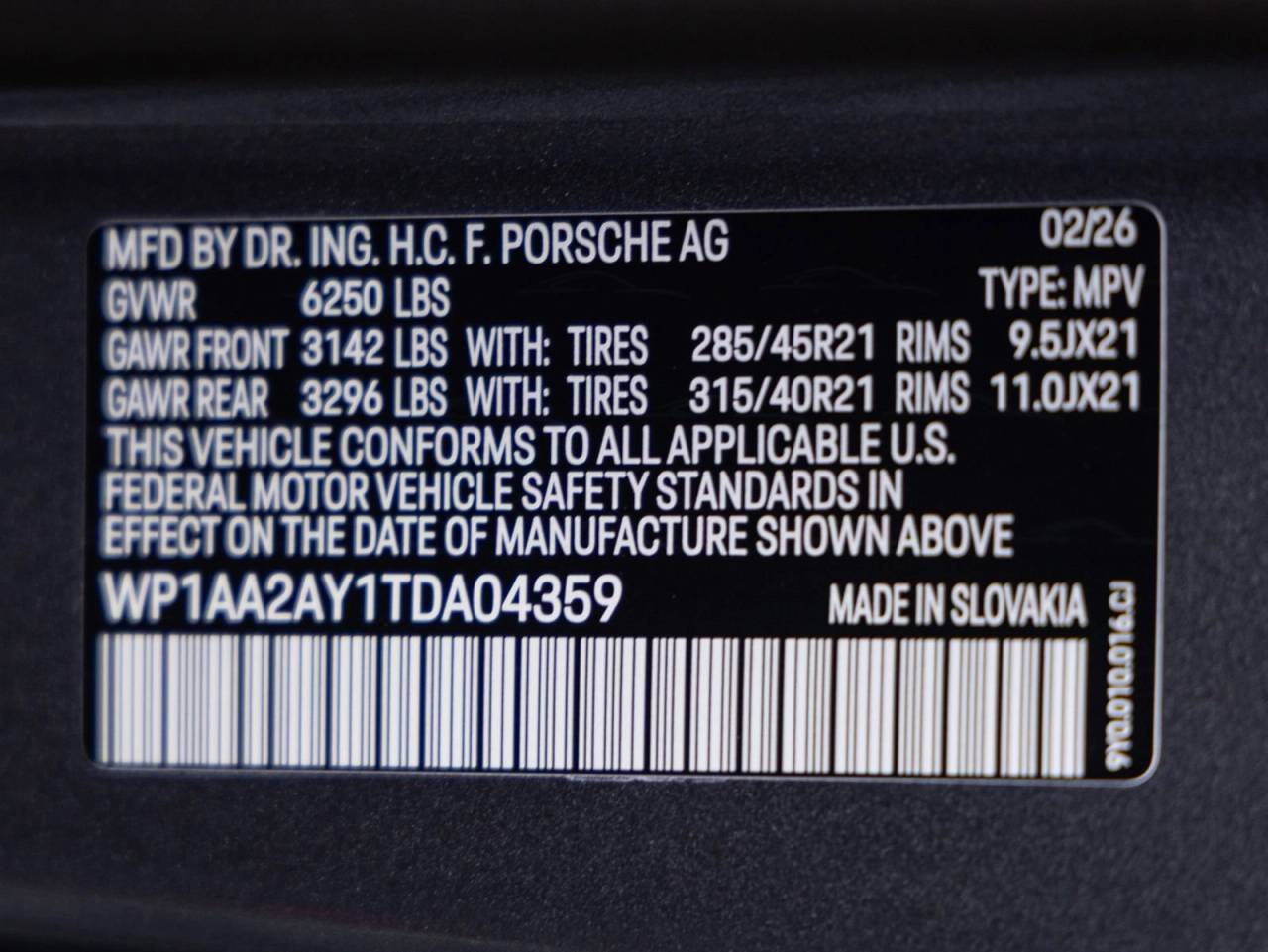 2026 Porsche Cayenne AWD