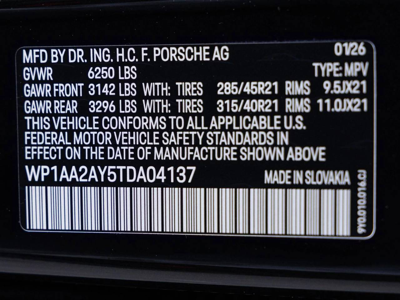 2026 Porsche Cayenne AWD