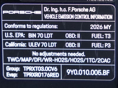 2026 Porsche Cayenne Cayenne