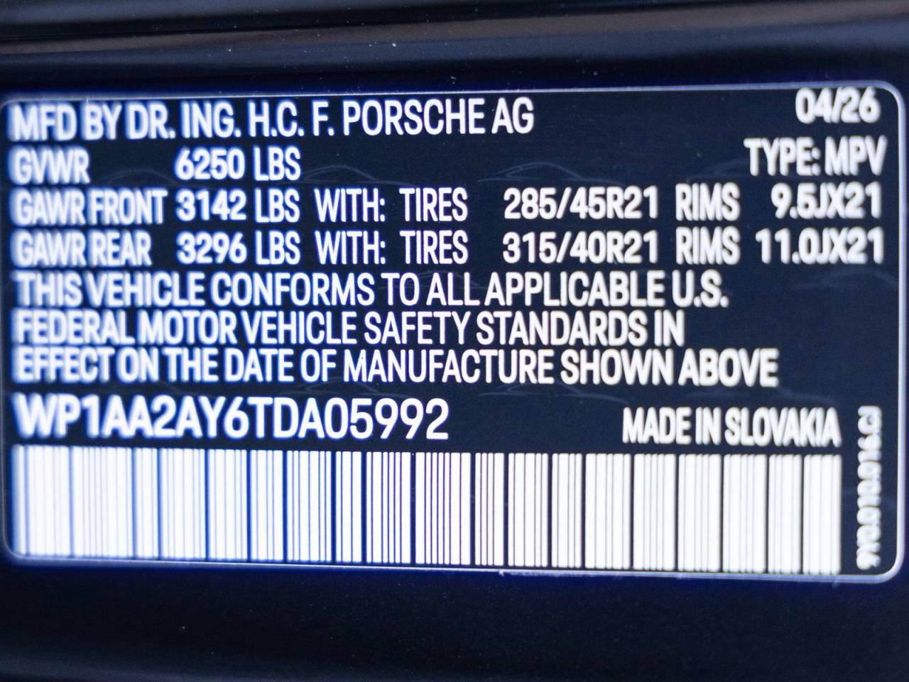 2026 Porsche Cayenne Cayenne
