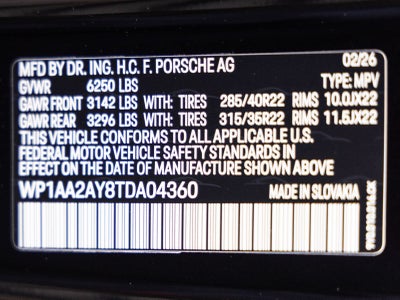 2026 Porsche Cayenne AWD