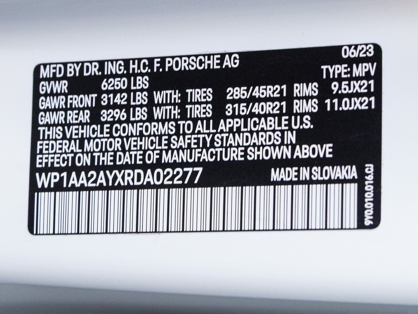 2024 Porsche Cayenne Cayenne (MY24)