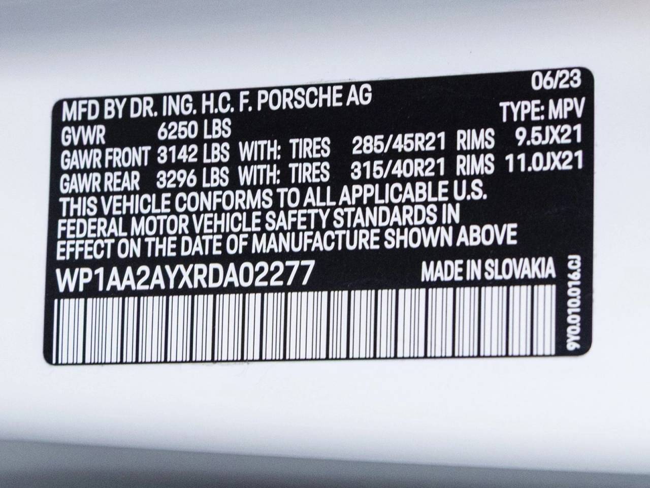 2024 Porsche Cayenne Cayenne (MY24)