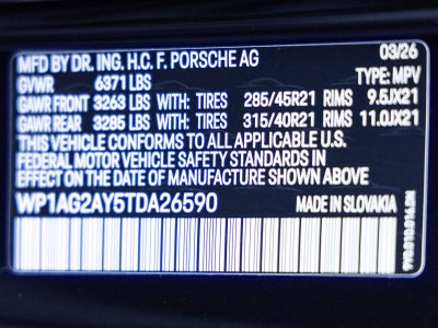 2026 Porsche Cayenne Cayenne GTS