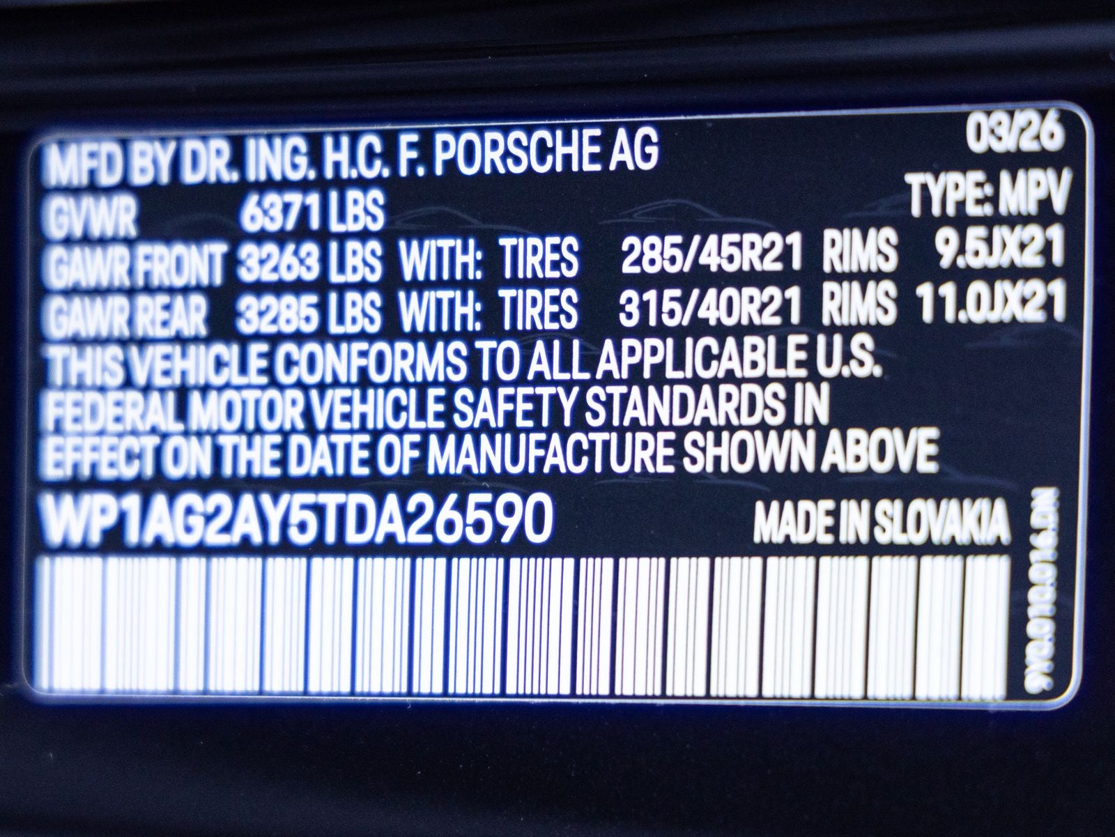 2026 Porsche Cayenne Cayenne GTS
