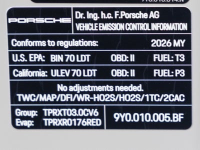 2026 Porsche Cayenne Cayenne Coupe