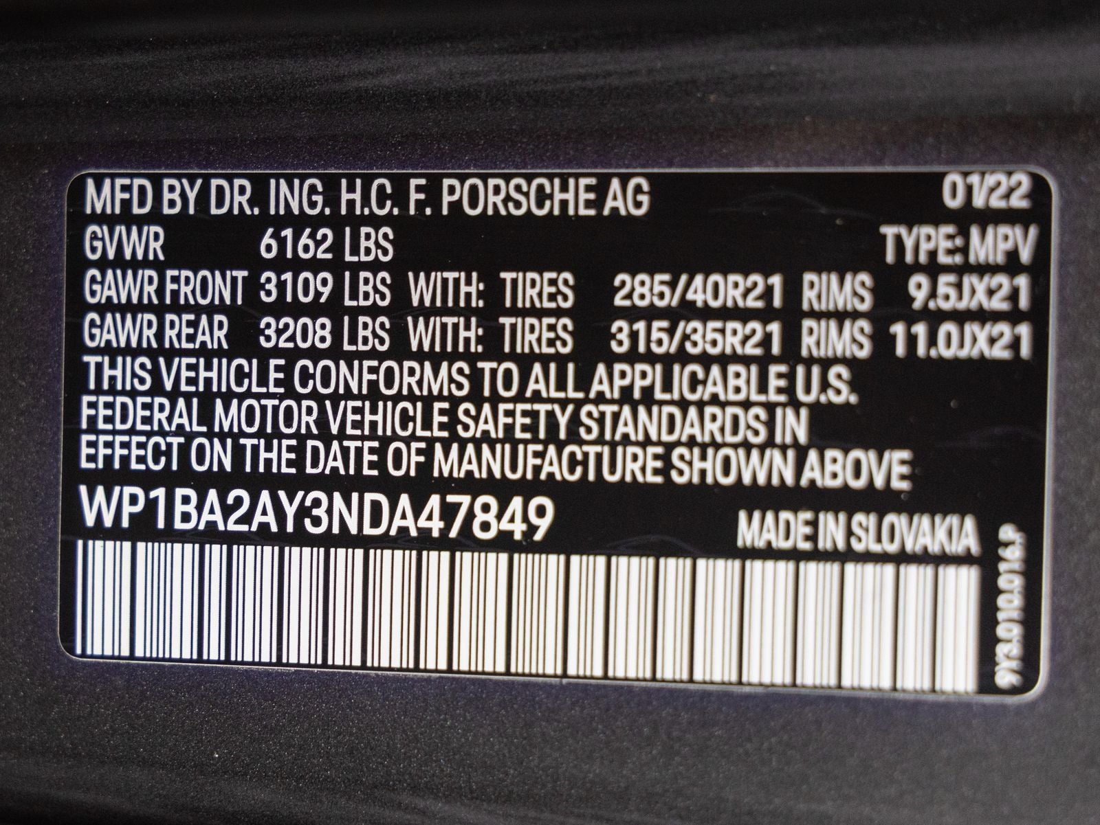 2022 Porsche Cayenne Coupe