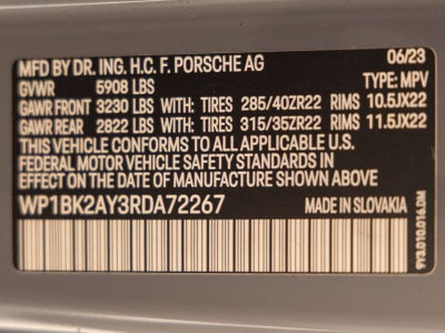 2024 Porsche Cayenne Turbo GT