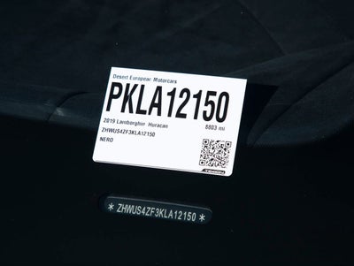 2019 Lamborghini Huracan Performante