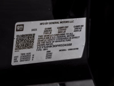 2023 Cadillac Escalade V-Series