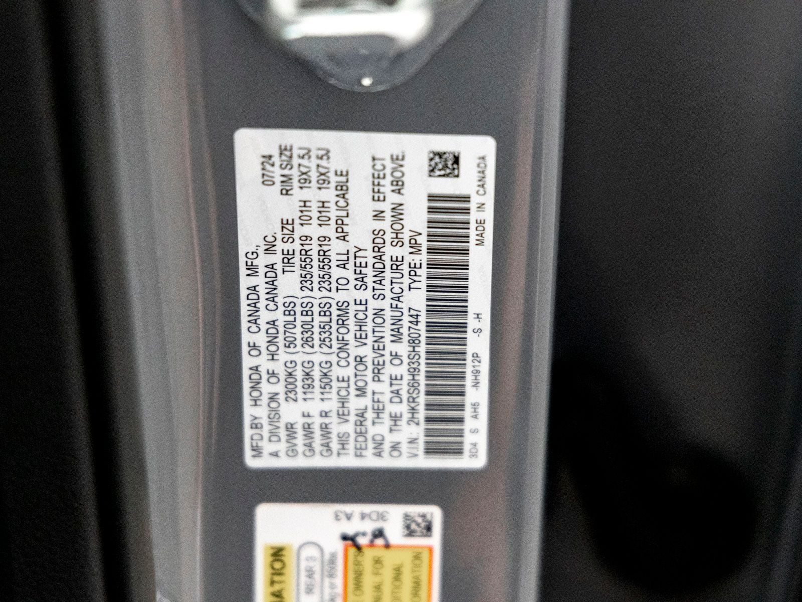 2025 Honda CR-V Hybrid Sport Touring