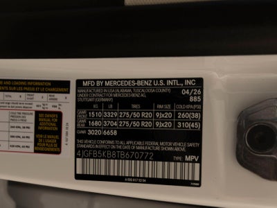 2026 Mercedes-Benz GLE GLE 450 4MATIC®