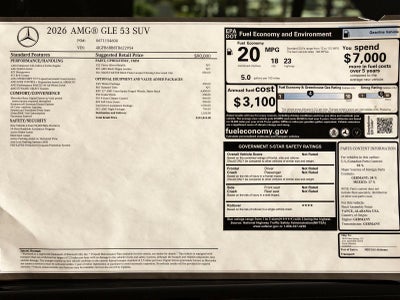 2026 Mercedes-Benz GLE GLE 53 AMG® 4MATIC®
