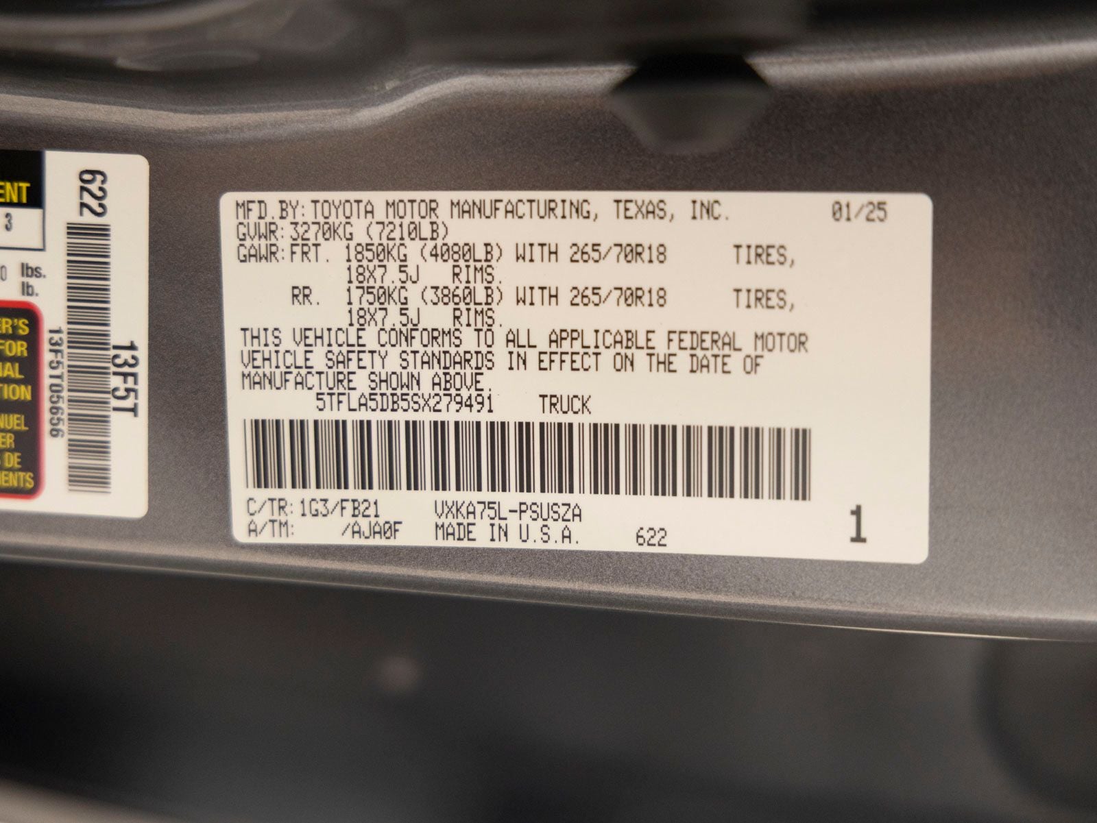 2025 Toyota Tundra SR5