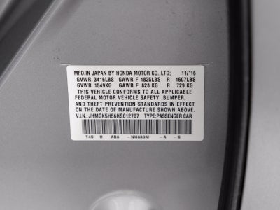 2017 Honda Fit LX