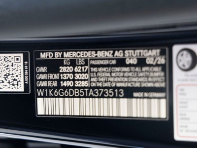2026 Mercedes-Benz S-Class S 500 4MATIC®