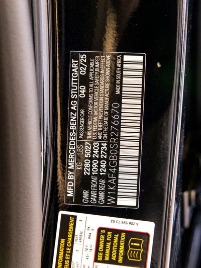 2025 Mercedes-Benz C-Class C 300