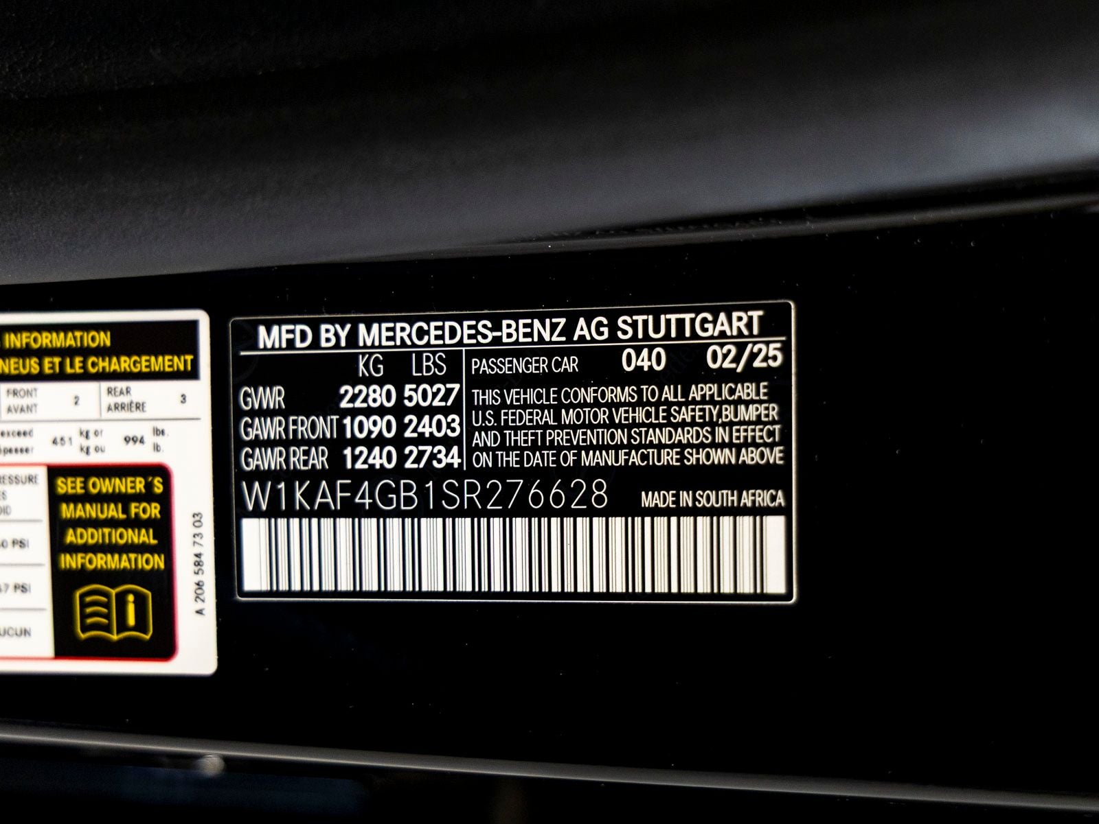 2025 Mercedes-Benz C-Class C 300