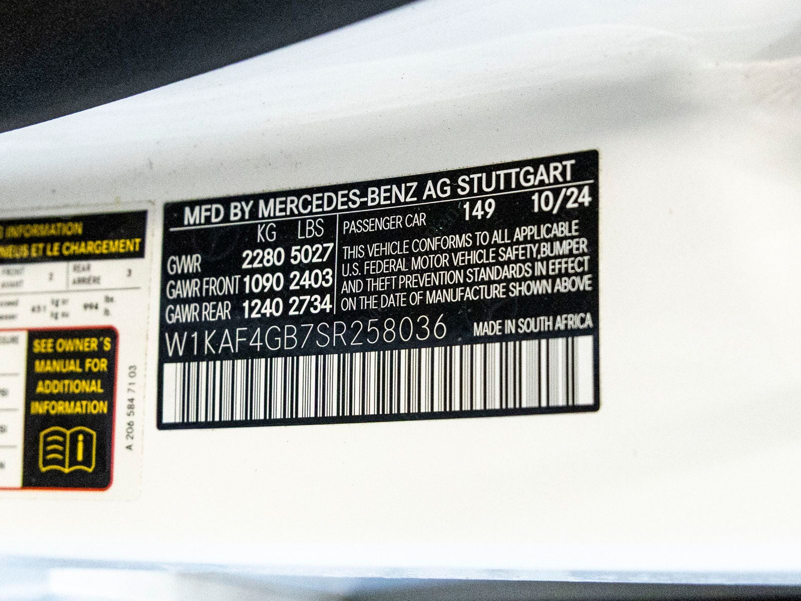 2025 Mercedes-Benz C-Class C 300