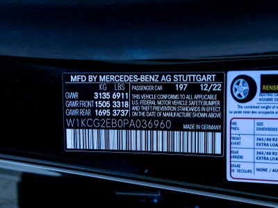 2023 Mercedes-Benz EQS 450 4MATIC®