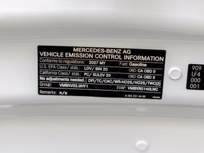 2027 Mercedes-Benz E-Class E 350