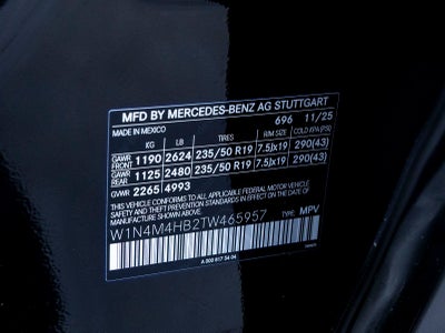 2026 Mercedes-Benz GLB GLB 250 4MATIC®