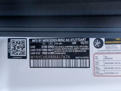 2021 Mercedes-Benz G-Class G 550 4MATIC®