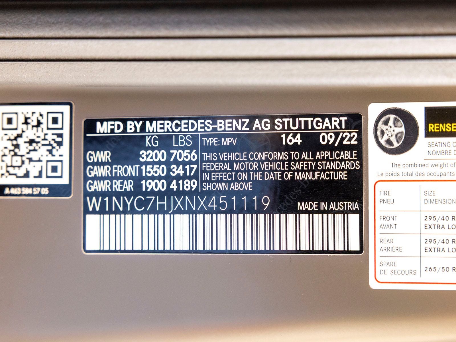 2022 Mercedes-Benz G-Class G 63 AMG® 4MATIC®